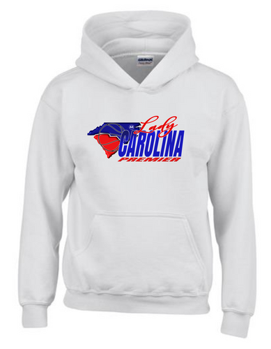 LADY CAROLINA PREMIER Hoodie Sweatshirt - WHITE