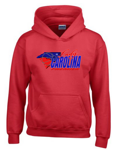LADY CAROLINA PREMIER Hoodie Sweatshirt - RED