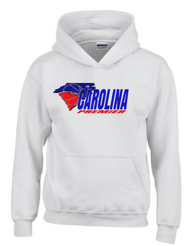 Carolina Premier Hoodie Sweatshirt - WHITE