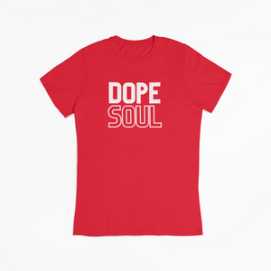 "DOPE SOUL" TEE (RED/WHITE)