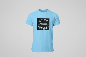 KEEP PRESSING FORWARD POWDER BLUE TEE (Unisex)
