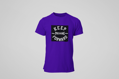 KEEP PRESSING FORWARD PURPLE TEE (Unisex)