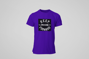 KEEP PRESSING FORWARD PURPLE TEE (Unisex)
