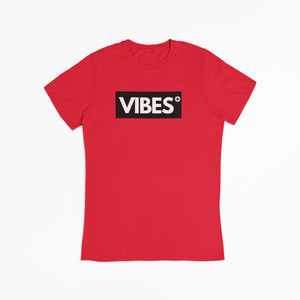 "VIBES" TEE (RED/BLACK//WHITE)
