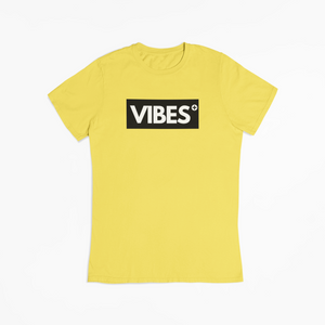 "VIBES" TEE (YELLOW/BLACK/WHITE)
